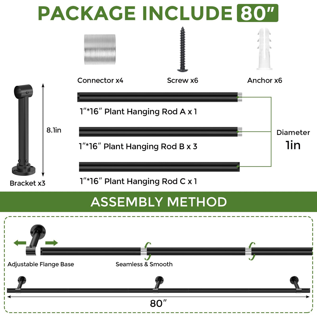 All-metal construction for long-lasting indoor use