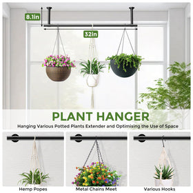Mogaath indoor plant holder showcases small pots with a tidy, elevated arrangement