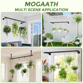 Mogaath matte black finish adds contemporary style to any living space