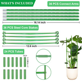 Moirsunt tomato cage durability with coated metal withstands outdoor weather conditions.
