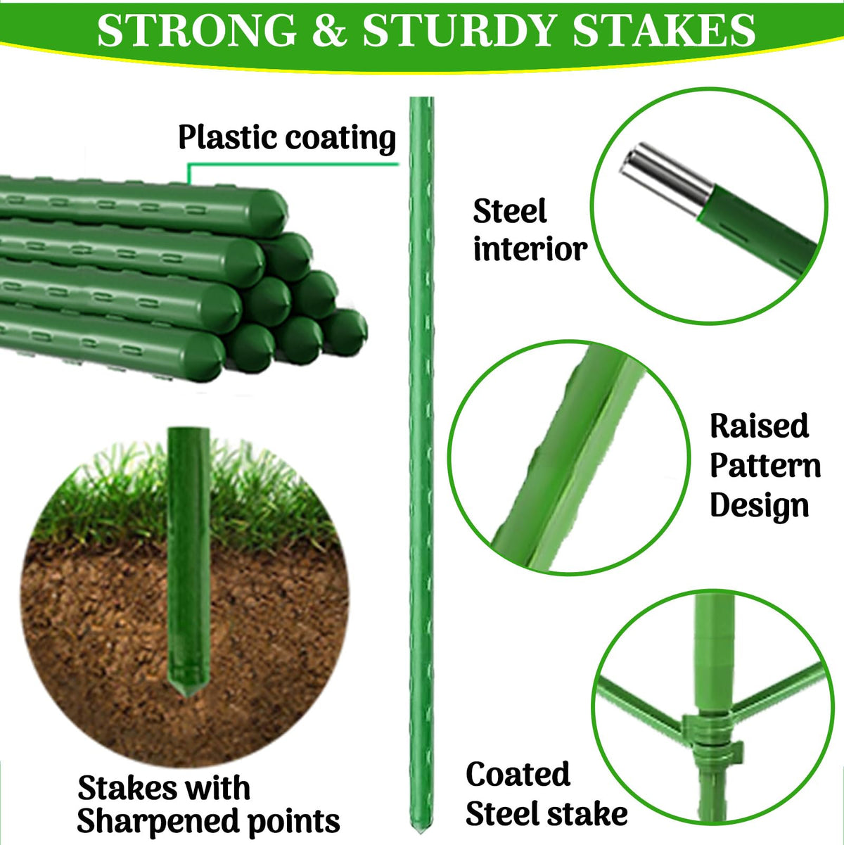 Moirsunt weather-resistant stainless-steel core cages resist rain erosion.