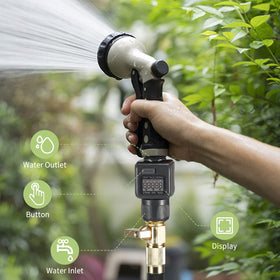 IPX6 waterproof Moistenland meter withstands rain for reliable outdoor measurements.