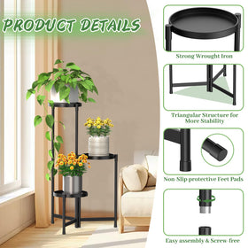 MOKANI plant trays support up to 22 lbs for thriving houseplants.