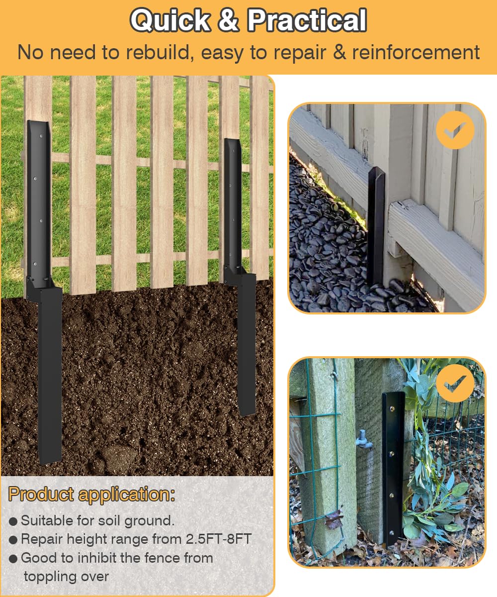Mokeyder tilted-post repair kit enables quick stabilization without post removal