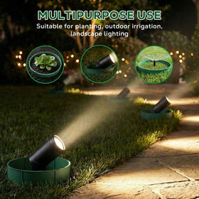 MoKo plant border protects soil during watering and weeding
