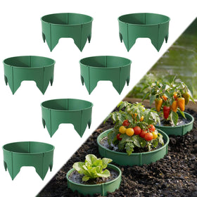 MoKo plant rings 10-inch side view for efficient root-zone watering