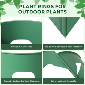 MoKo PVC plant ring withstands sun and rain in all weather