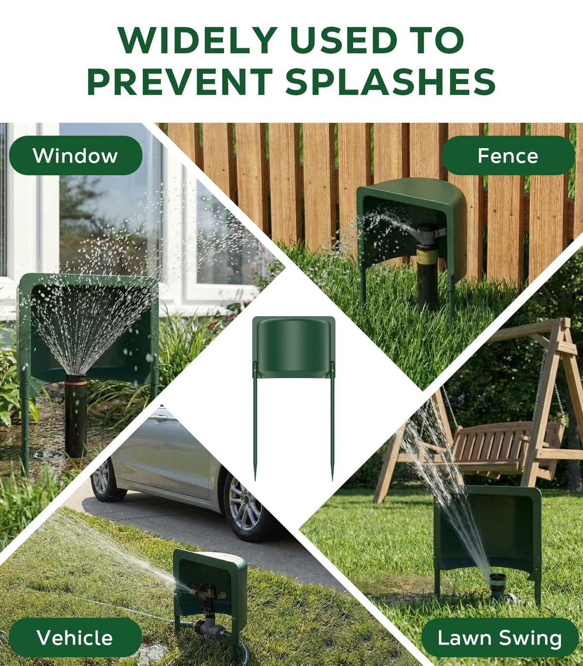 Rustproof PP material guards shields resist sun and rain outdoors.