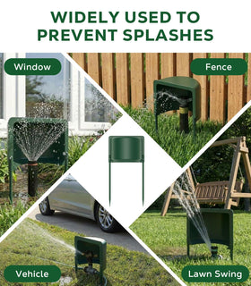 Rustproof PP material guards shields resist sun and rain outdoors.