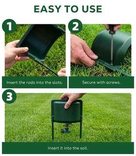 Suitable for most lawn irrigation systems with simple repositioning.