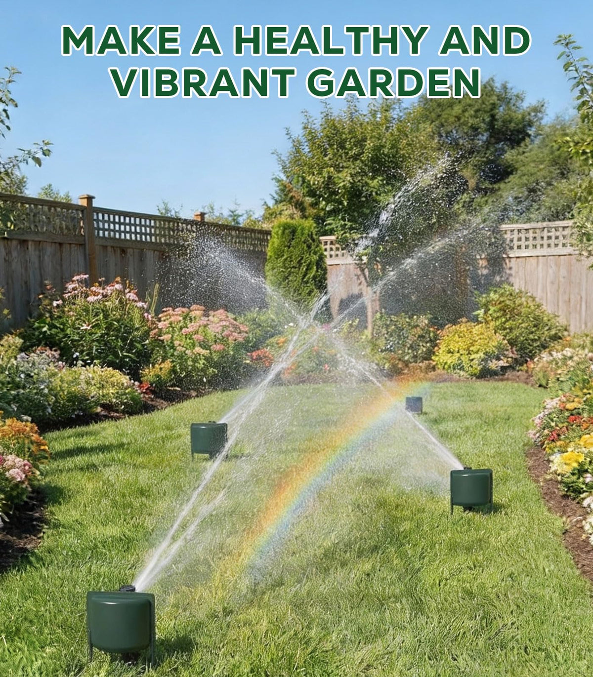 Elegant, unobtrusive addition that keeps irrigation tidy around greenery.