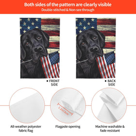MOLAIGIN vivid dye outdoor flag keeps image bright across seasons.