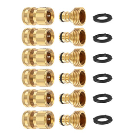 MOLIK brass garden hose quick connectors in use deliver durable watering