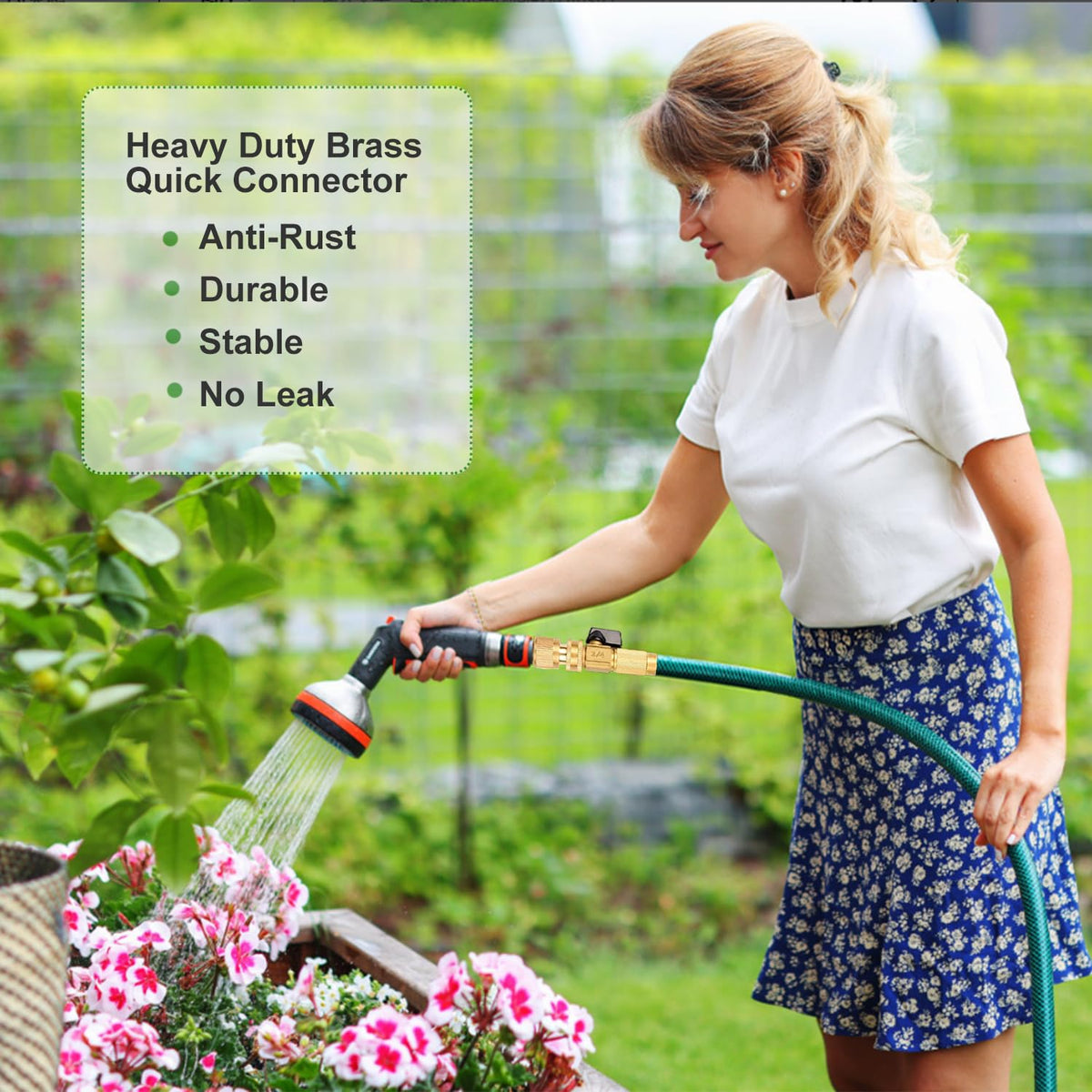 MOLIK durable hose fittings withstand daily garden use