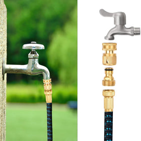 MOLIK multi use hose connector set for diverse outdoor tasks
