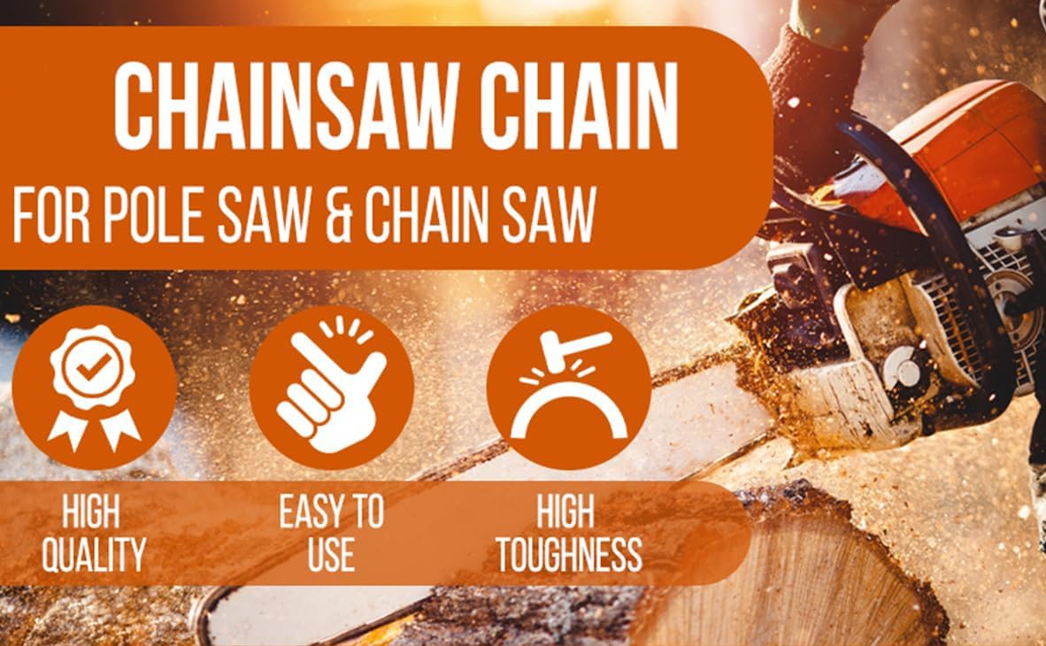 Molten 14in top-handle chain with 325LP pitch and 043 gauge for steady cutting.