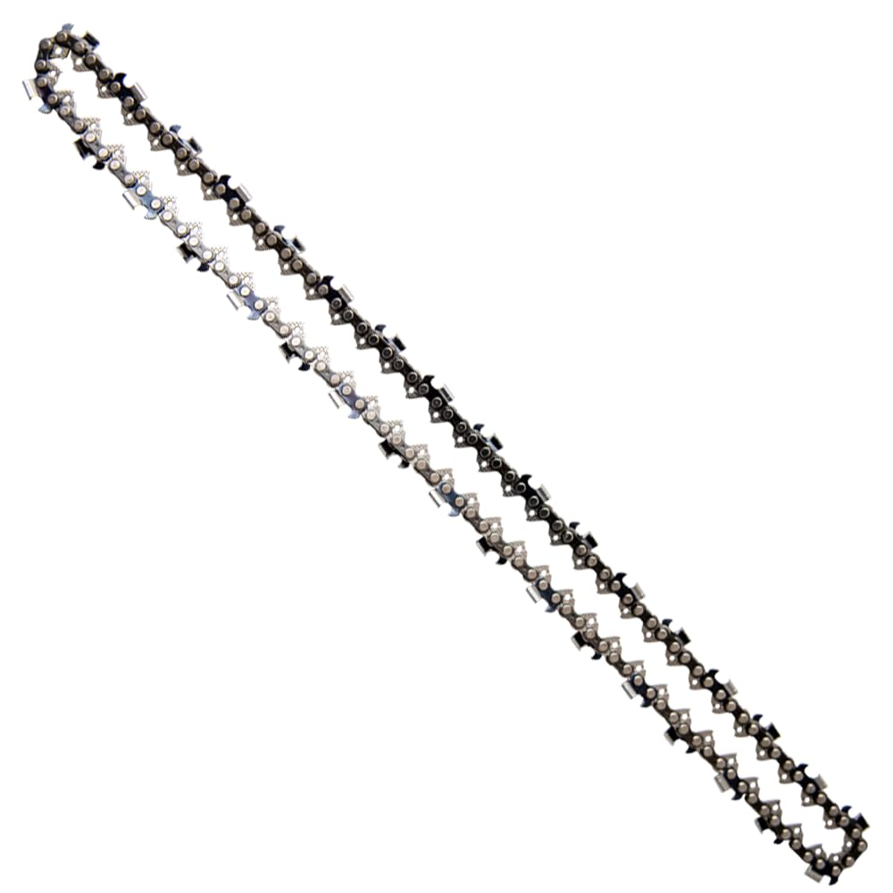 Molten Stihl MS250 18-inch chain tensioning demo promotes safe setup.