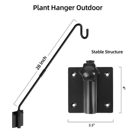 Monalife hardware included ensures quick installation on wall or deck