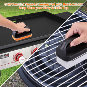 Monalife griddle cleaning kit replacement stones for upkeep