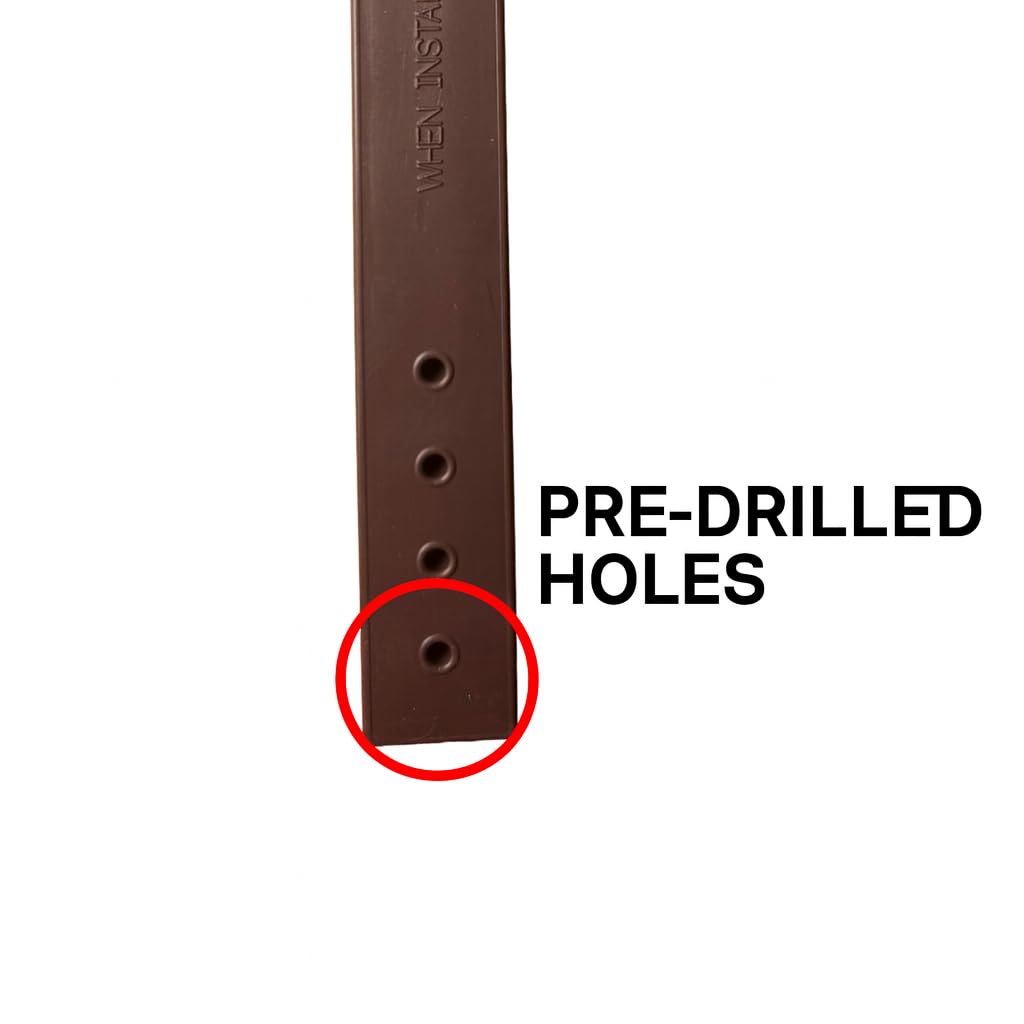 MONARCA SUPPLIES easy installation stake with pre-drilled holes for quick anchoring