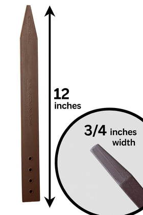 MONARCA SUPPLIES heavy-duty plastic stake resisting weather for long-lasting lawn edging