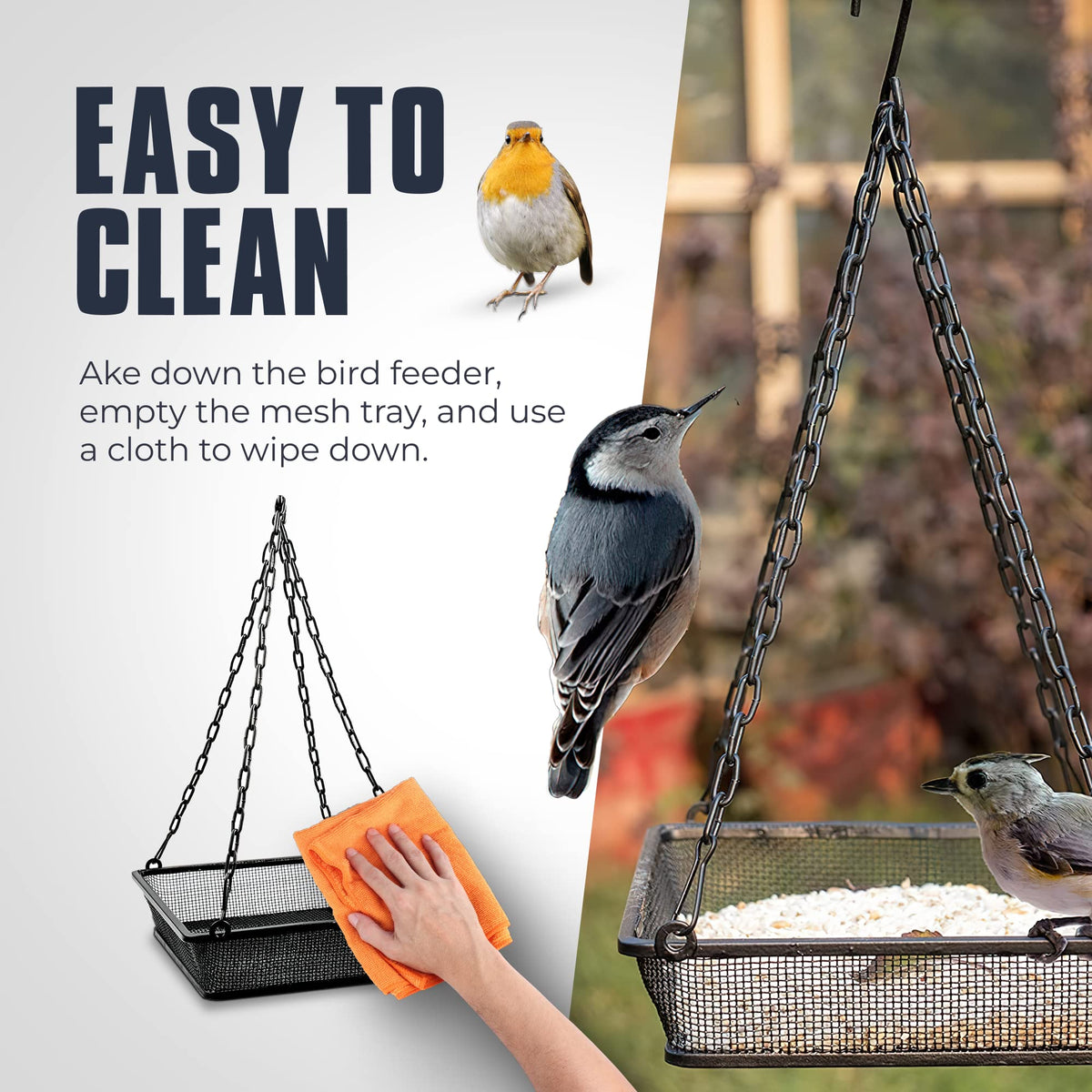 Monarch Abode ant guard moat compatibility protects feeding area from ants.