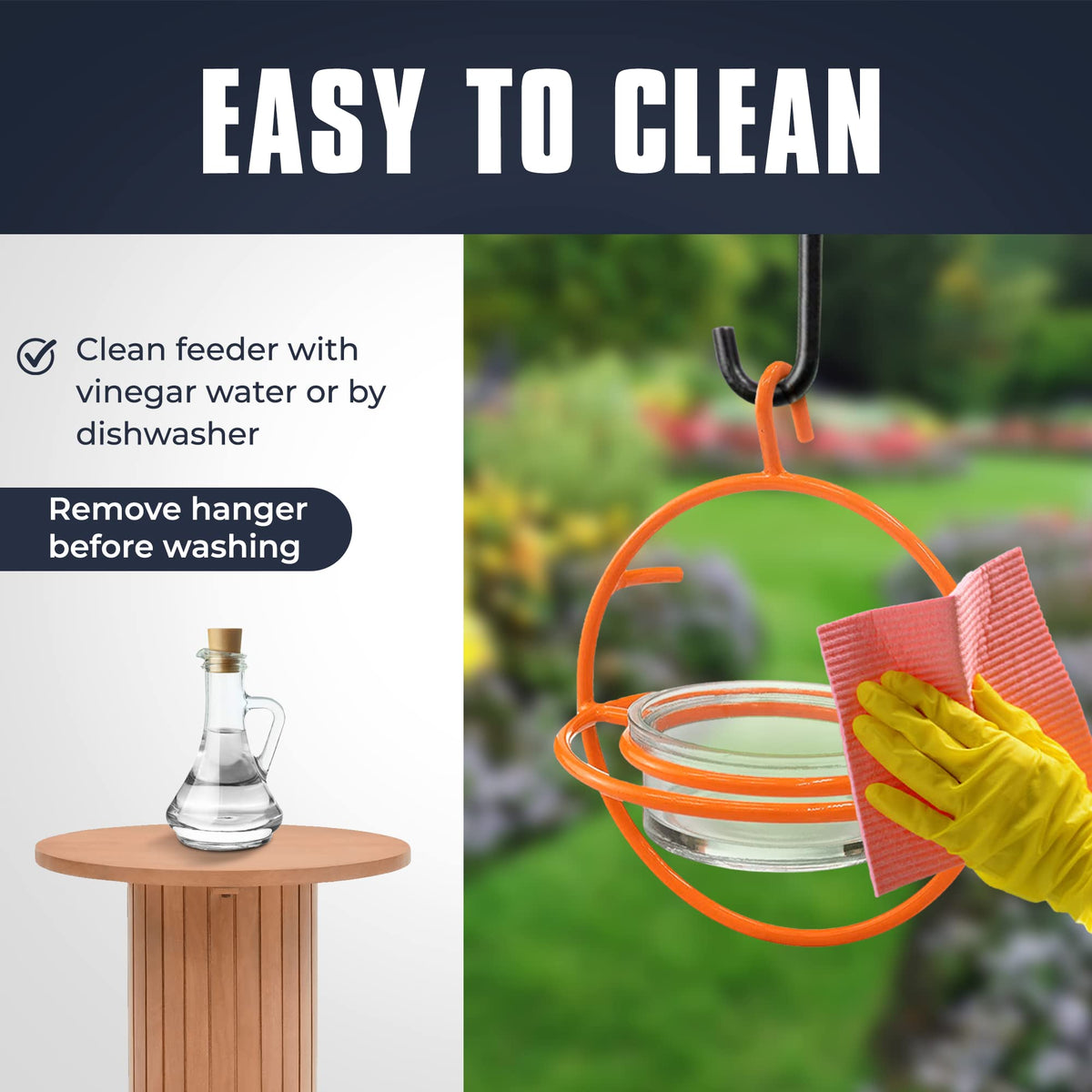 Monarch Abode easy-clean bowl removal simplifies maintenance.