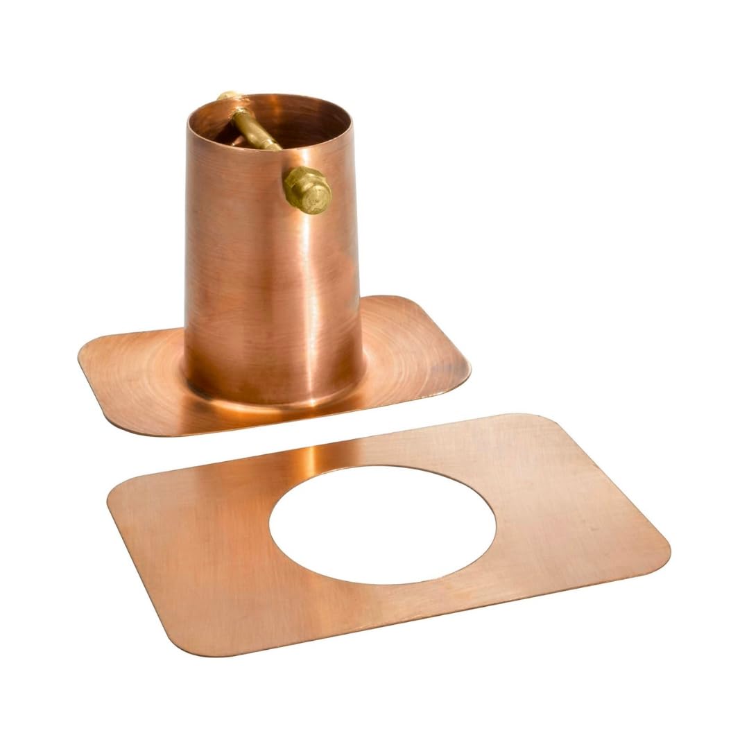 Monarch downspout adapter integrates rain chain system for efficient water routing.