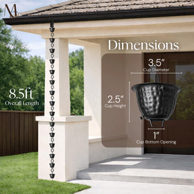 Aluminum Monarch construction, weatherproof and rust-resistant for year-round outdoor use