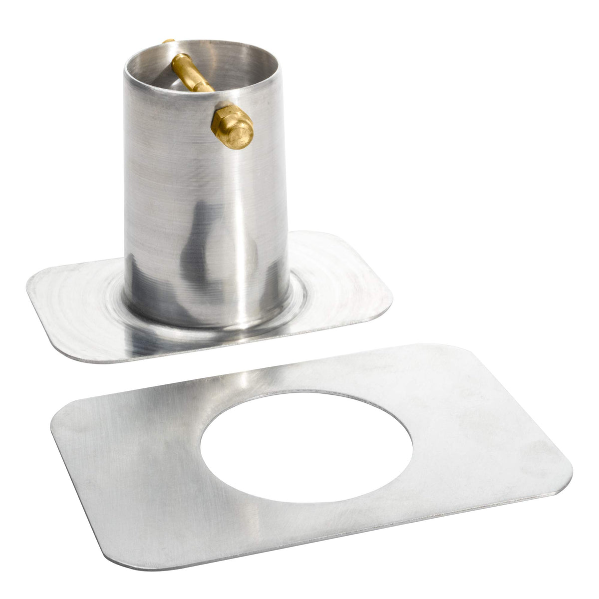 Monarch Rain Chains downspout adapter installation shows easy top-of-gutter setup.