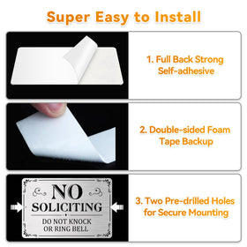 MongFun sign mounted with pre-drilled holes for secure installation.