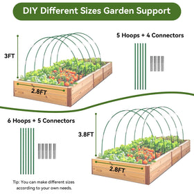 Monirsen all-year garden netting protecting plants with airflow