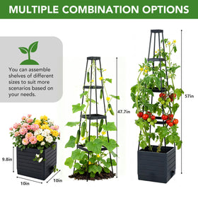 Monirsen easy assembly with tool-free setup and adjustable height.