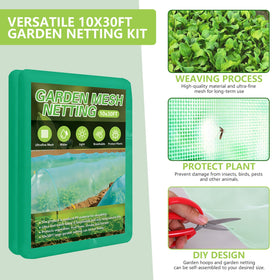 Monirsen garden hoops set: six 8ft frames for secure tunnel covers