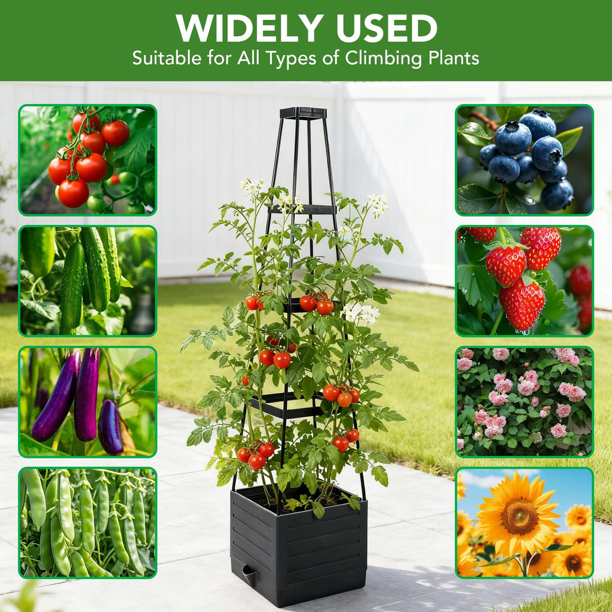 Monirsen durable UV resistant PP construction withstands sun and weather.