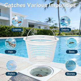 Monitok durable plastic body resists cracking for extended pool maintenance.