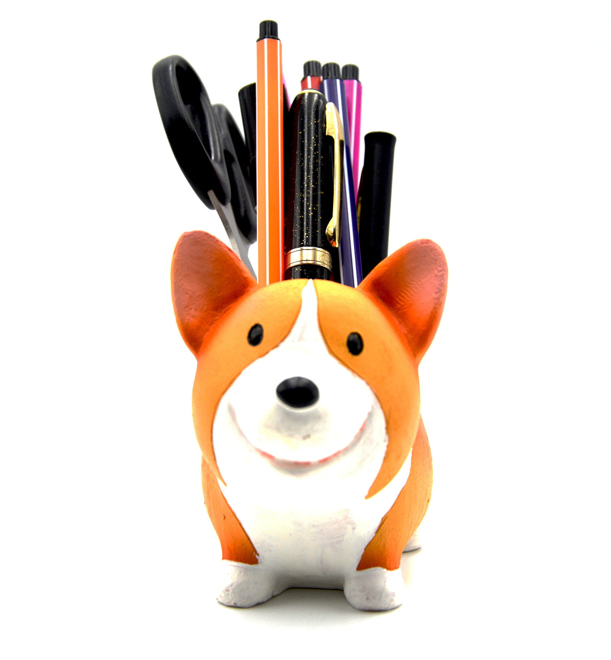 MONMOB desk organizer adds color and practical storage for pens and brushes.