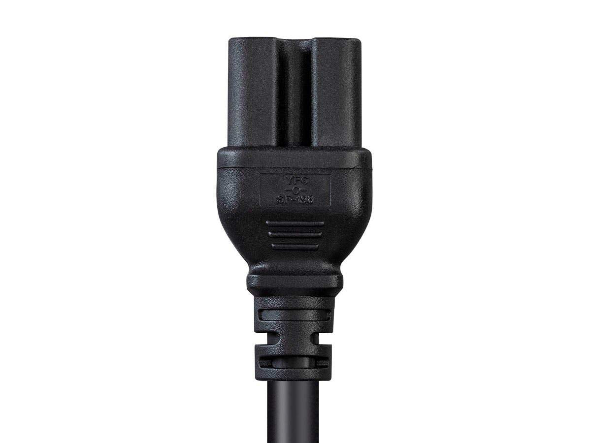 Monoprice heavy duty power cord in black complements equipment setups.