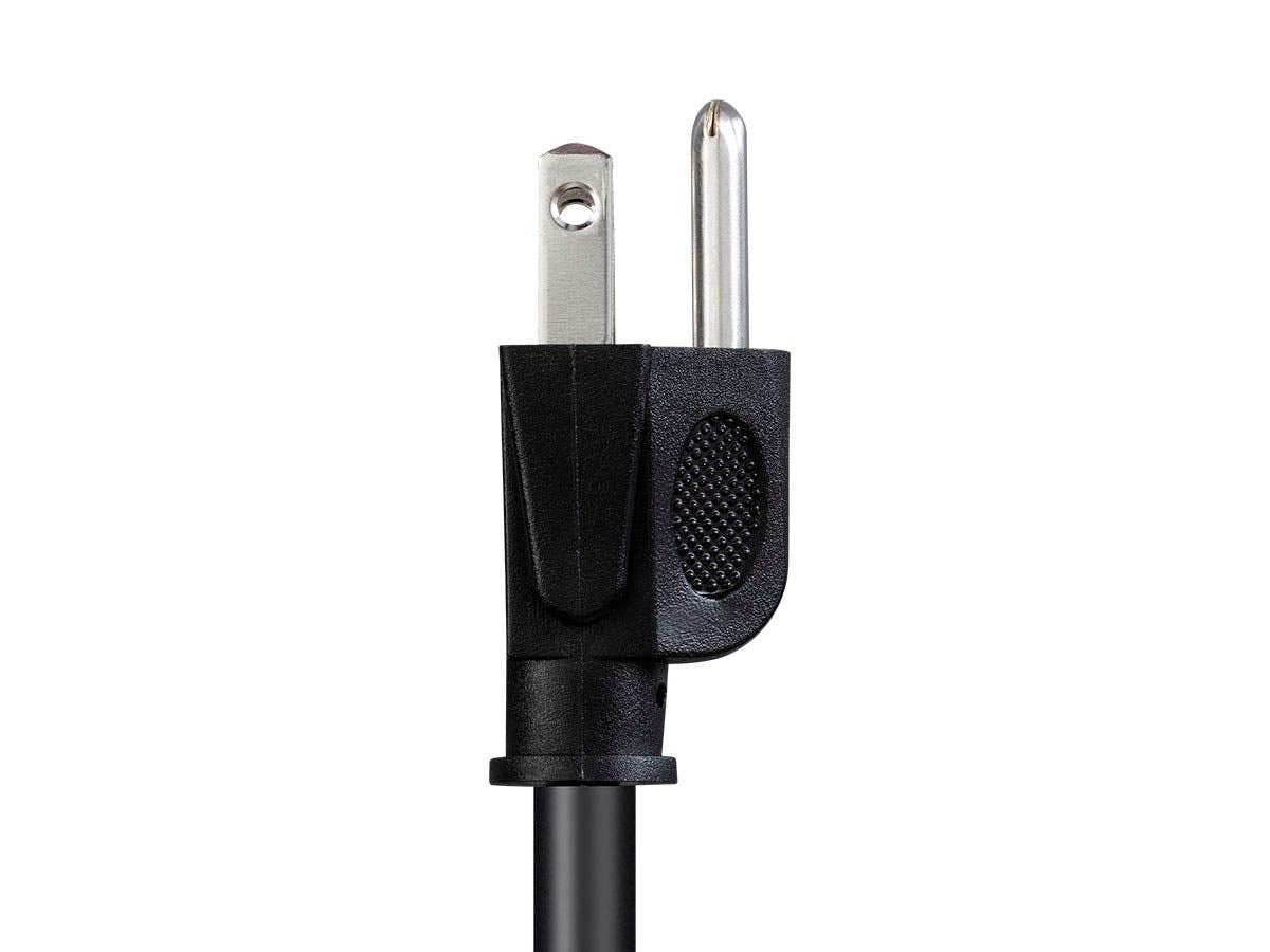 Monoprice cord draped near office devices for convenient power access.