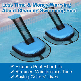 Monrocco Frog Saver Ramp landing pad enables small animals to escape safely.