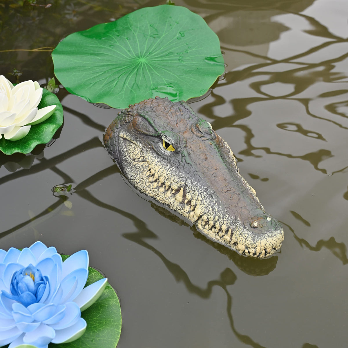 MONT PLEASANT pond protector ornament helps keep fish and pond tidy