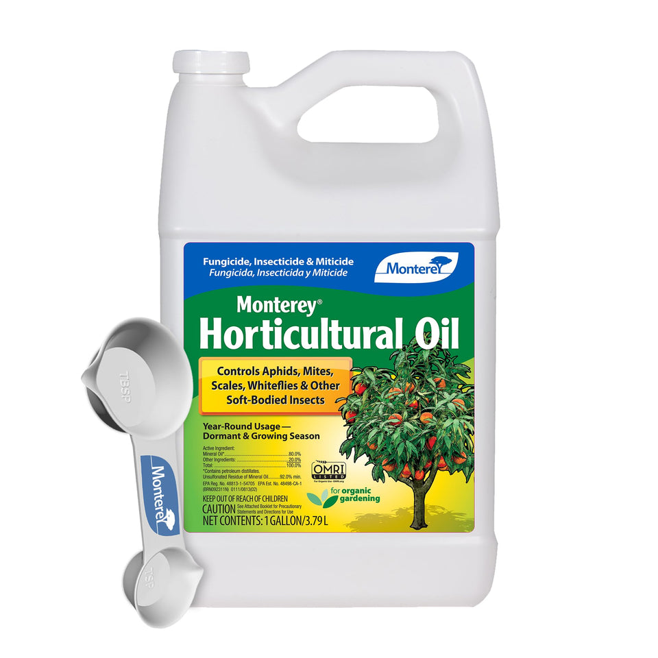 Monterey Horticultural Oil bottle ready for organic pest control
