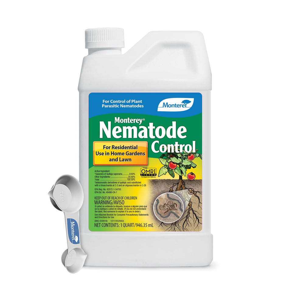 Monterey Nematode Control bundle with garden spoon for easy home treatment