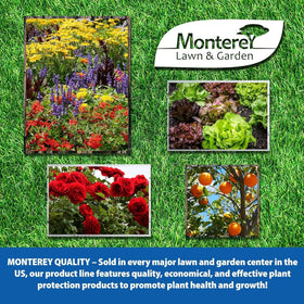 Monterey Turflon Ester packaging box highlighting product identity and handling