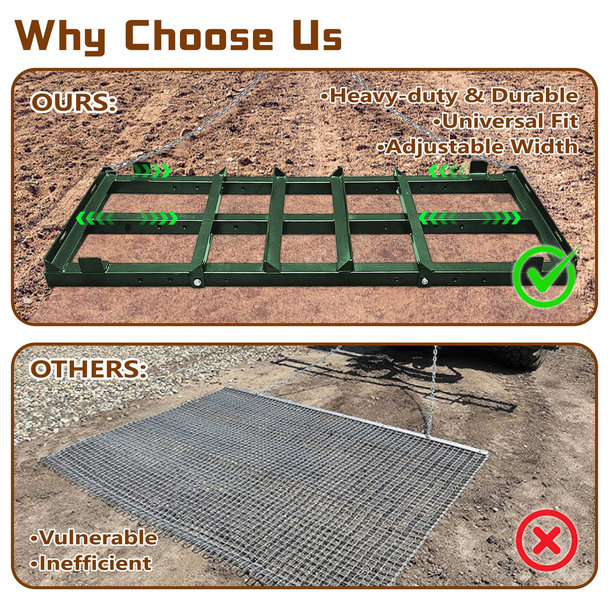 Montex gravel driveway leveler for even driveways and gardens