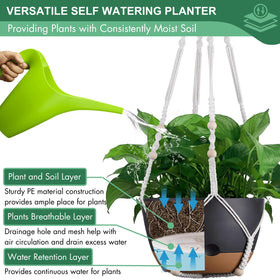 Montresor mesh-base design enhances airflow and plant respiration.