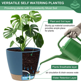 Montresor neutral tone minimalist planter blends with any decor.