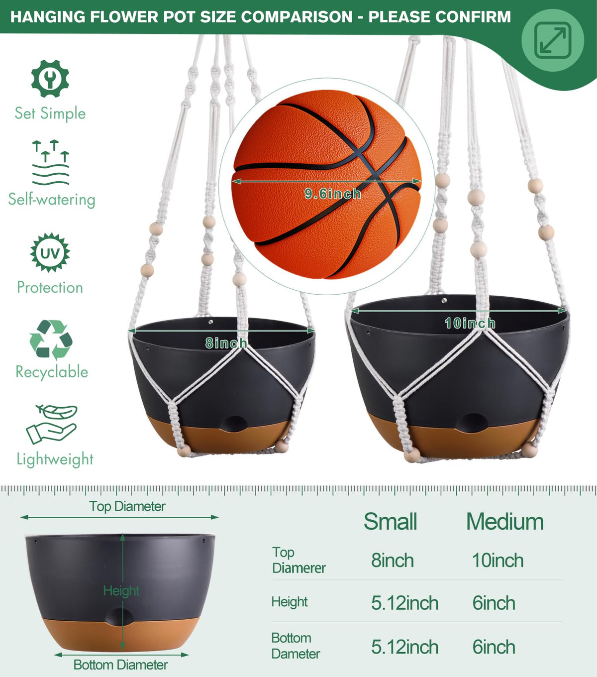 Montresor s-hooks and bohemian hangers customize indoor or outdoor plant displays.