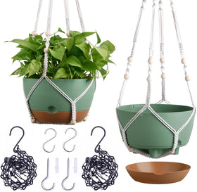 Montresor self-watering hanging pot indoor keeps soil evenly moist for travel