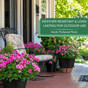 Montresor smart drainage tray helps protect floors while promoting healthy root airflow.